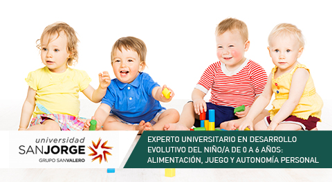 Experto Universitario Online en Desarrollo Evolutivo del Niño/a de 0 a 6 Años: Alimentación, Juego y Autonomía Personal