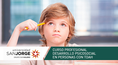 Curso Profesional Online Desarrollo psicosocial en personas con TDAH