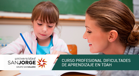 Curso Homologado Profesional Online Dificultades de aprendizaje en TDAH