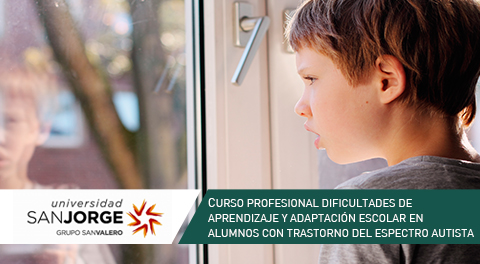 Curso Homologado Profesional Online Dificultades de aprendizaje y adaptación escolar en alumnos con trastorno del espectro autista