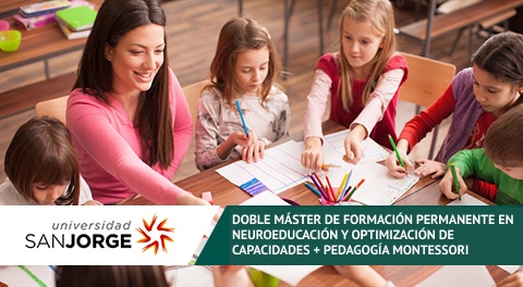 Doble Máster de Formación Permanente en Neuroeducación y Optimización de Capacidades + Pedagogía Montessori