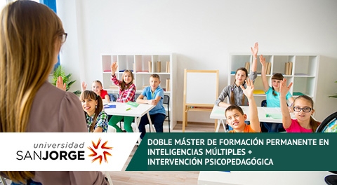 Doble Máster de Formación Permanente en Inteligencias Múltiples + Intervención Psicopedagógica