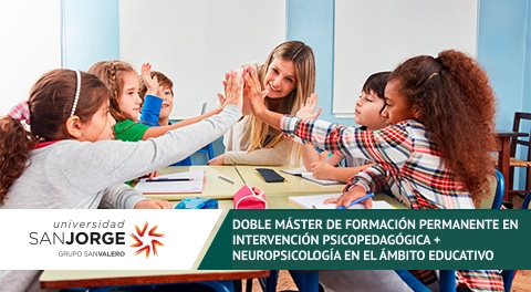 Doble Máster de Formación Permanente en Intervención Psicopedagógica + Neuropsicología en el ámbito educativo