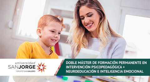 Doble Máster de Formación Permanente en Intervención Psicopedagógica + Neuroeducación e Inteligencia Emocional