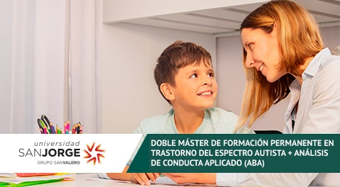 Doble Máster de Formación Permanente en Trastorno del Espectro Autista + Análisis de Conducta Aplicado (ABA)