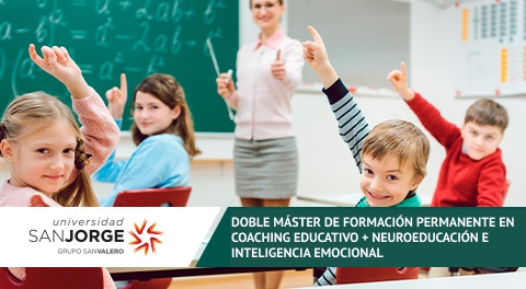 Doble Máster de Formación Permanente en Coaching Educativo + Neuroeducación e Inteligencia Emocional